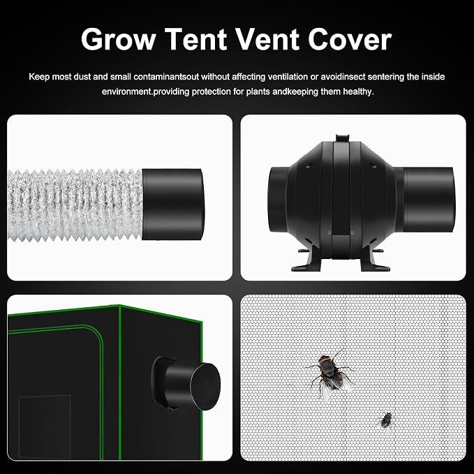 MELONFARM 4 inch Air Carbon Filter Smelliness Control - Image 3