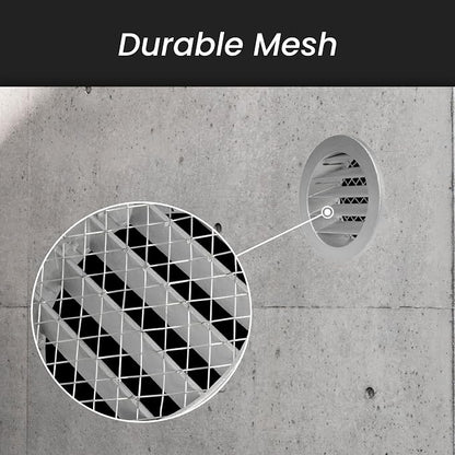 4" Gray Vent Cover - Image 3