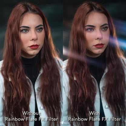 77mm Lens Blue Stripe Filter Special Effect Prism Creative Photography Accessory - Image 3