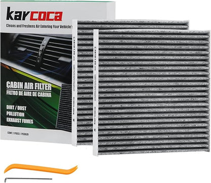 CF12150 Cabin Air Filter With Activated Carbon Compatible with 2015 2016 2017 by KARCOCA