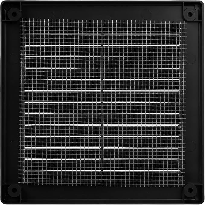 Vent Systems 4.5" x 4.5" Inch Plastic Black Soffit Vent Cover - Image 6