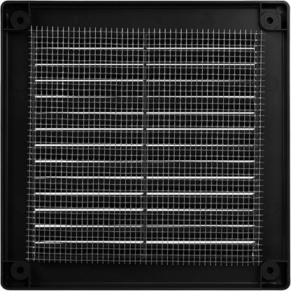 Vent Systems 4.5" x 4.5" Inch Plastic Black Soffit Vent Cover - Image 6