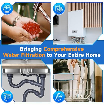 PUREPLUS 2-Stage Whole House Water Filtration System, Heavy Metals & Rust - Image 8