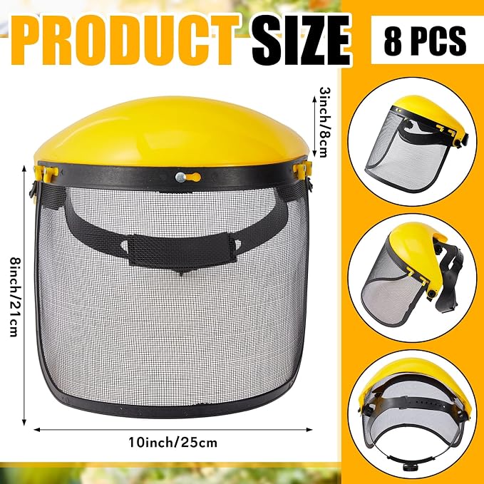 Amylove 8 Pcs Safety Face Shield - Image 2