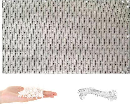 Privacy Fence Screen 3.6' x 32.8' UV-Resistant Visibility Reduction Patio by AYLFBFU