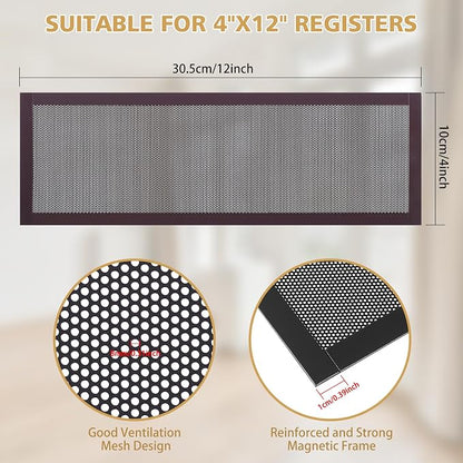 8 Pack Strong Magnetic Floor Vent Cover - Image 2