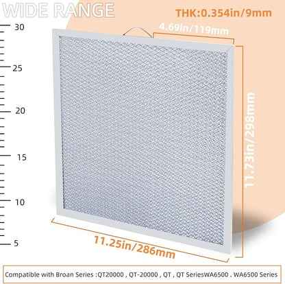 S99010316 Range Hood Grease Vent Filter 11 1/4" x 11 3/4" 4 Pack - Image 3