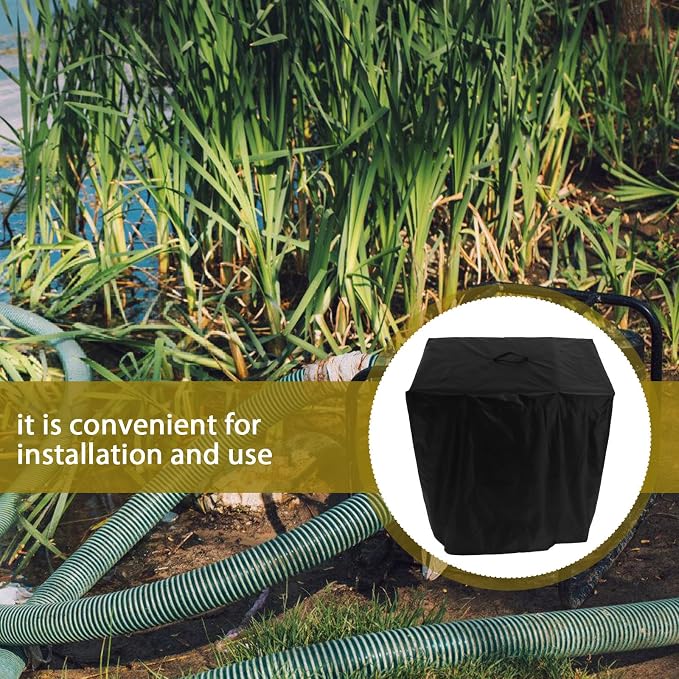 Pool Pump Cover Garden Filter Pump Enclosure Outdoor Use 84x61x86cm Winter - Image 3