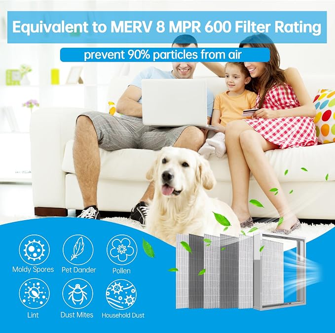 UBeesize 20x25x4 Air Filter HVAC AC Furnace Filter, Reusable Washable, Lasts a - Image 6