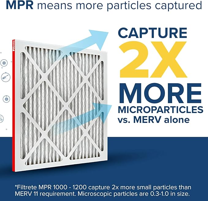 Filtrete 15x20x1 AC Furnace Air Filter, MERV 11, MPR 1000, Micro Allergen - Image 4