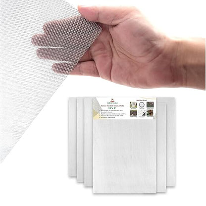 6-Pack Wire Mesh Screen 12×8 Inch – 20 Mesh Stainless Steel Durable, Smooth by Californistan