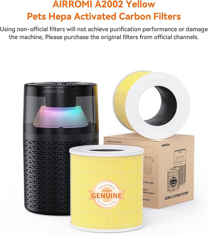 AIRROMI A2002 Original Air Purifier Filter ，Removes 99.97% of 0.3 Micron - Image 2