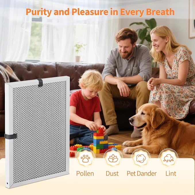 2-Pack 16x21x1 MERV 8 Reusable & Washable Electrostatic Air Filters - Image 7