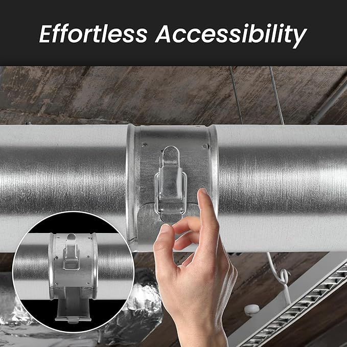 8" Inch Inline Round Duct Filter - Image 4