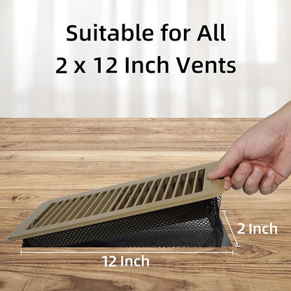 Floor Vent Screen Net 2''x12'', Air Vent Filter Mesh - Image 6