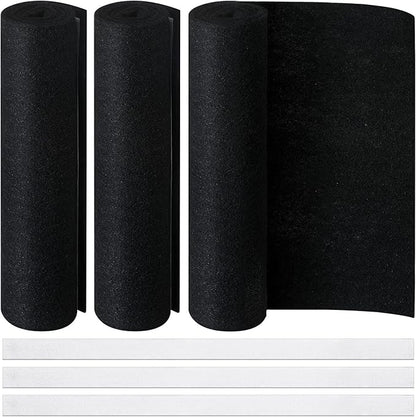 3 Pack Cut to Fit Carbon Pad Pre Filter Roll 16'' x 48'' by Fabbay