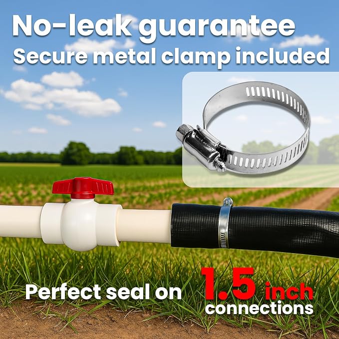 XtremepowerUS Backwash Hose Extra Heavy-Duty Pool Drain Hose 1.5" x 100 ft – 47 - Image 5