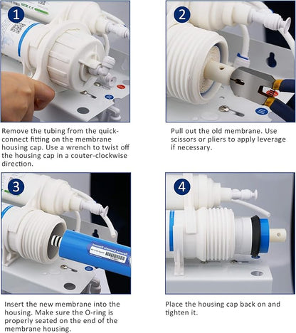Membrane Solutions 400 GPD RO Membrane, Reverse Osmosis Membrane, RO Membrane - Image 8