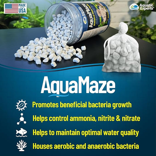 Aquatic Experts AquaMaze Aquarium Bio Media – 1L - Image 2