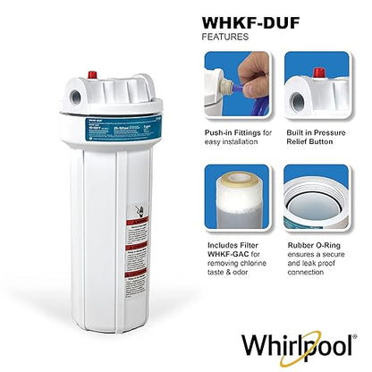 Whirlpool Under Sink Water Filtration System WHKF-DUF | Push-in Quick Connect - Image 6