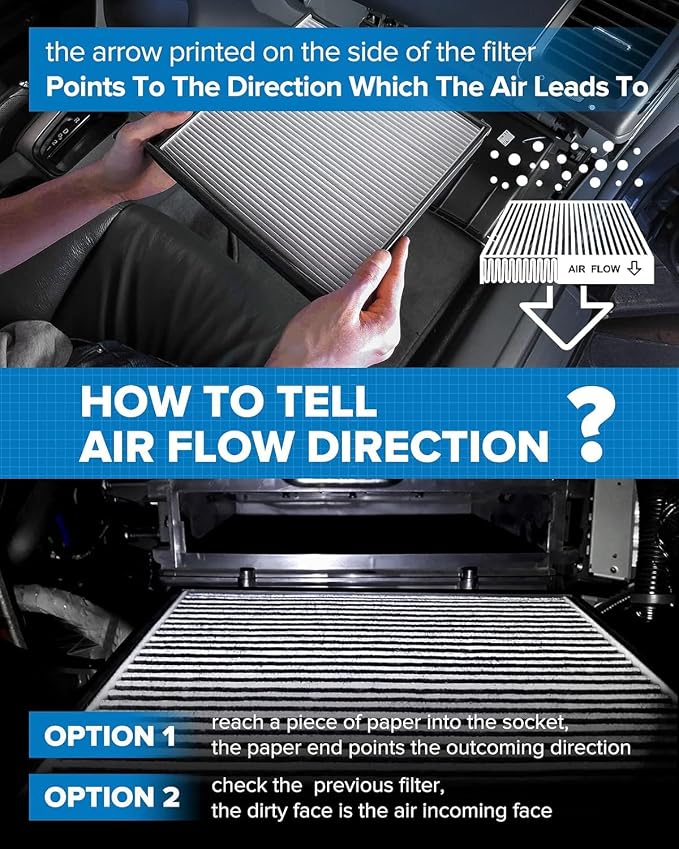 PHILTOP Cabin Air Filter w/Activated Carbon, Compatible - Image 5