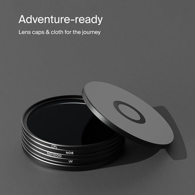 Urth 72mm 4-in-1 Magnetic Lens Filter Kit -UV, Neutral Density ND8, Ultra-Slim - Image 5