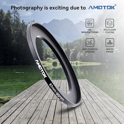 67mm Lens to 95mm Camera Lens Adapter, 67mm to 95mm Filter Step up Ring Adapter - Image 2