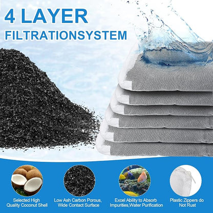 Activated Carbon Inserts for AquaClear 10-30 Gallon Filter, Aquarium Carbon - Image 3