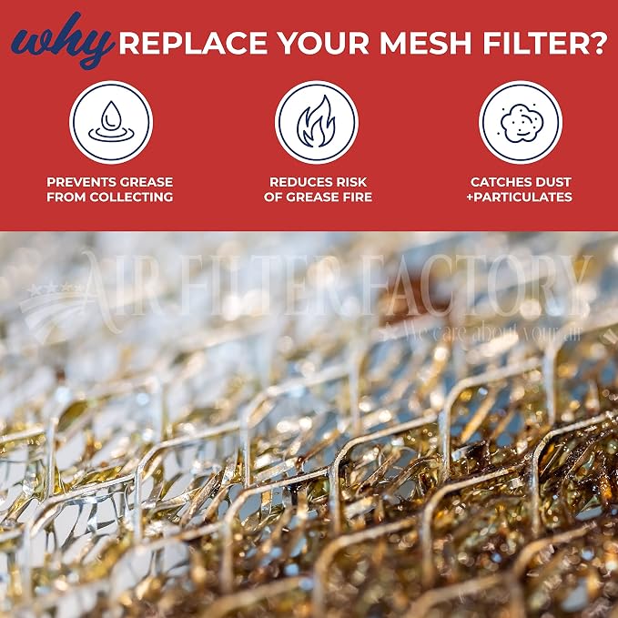 Air Filter Factory Grease Filter PFILB002MRFO Replacement - Image 5