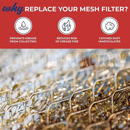 Air Filter Factory Grease Filter PFILB002MRFO Replacement - Image 5