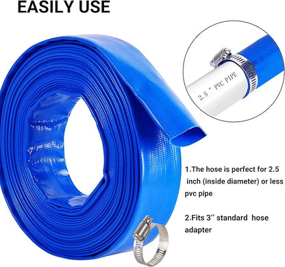 3" x 25 FT Pool Backwash Hose, - Image 5
