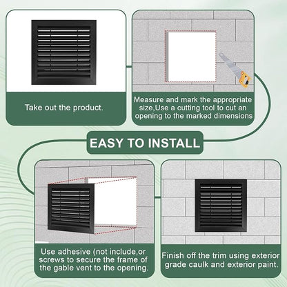 2-Pack Paintable Gable Vents - Image 6