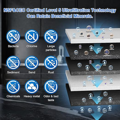 Vortopt Under Sink Water Filtration System, NSF Certified to Standards - Image 2