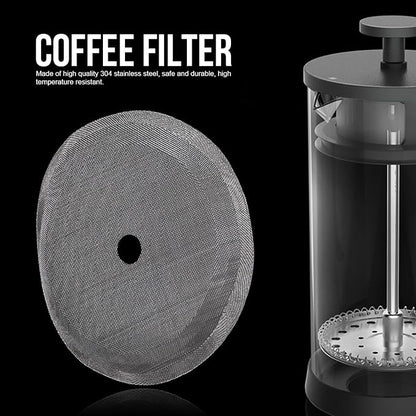 304 Stainless Steel Coffee Filter Mesh 5Pcs Set Portable Detachable Coffee Pot - Image 8