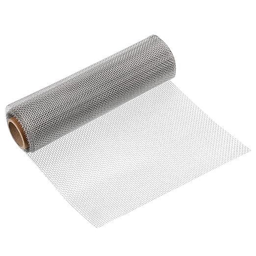 uxcell 10 Mesh 118" x 10" Woven Wire Mesh, 316 Stainless Steel Air Vent Filter by uxcell