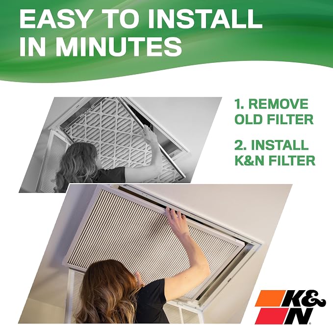 K&N 14X24X1 HVAC Furnace Air Filter, Lasts a Lifetime, Merv 13, the Last HVAC - Image 5