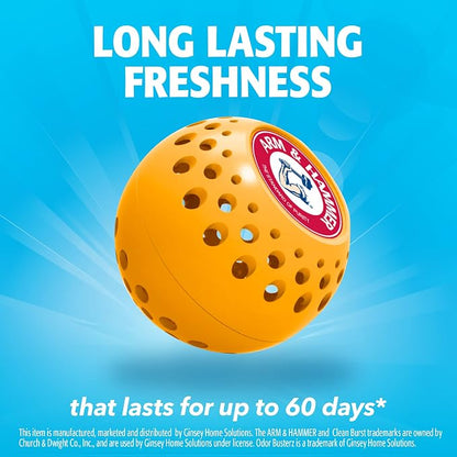 Arm & Hammer Odor Busterz Balls Air Freshener and Odor Eliminator, 10-Piece - Image 4