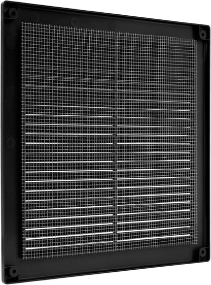 Vent Systems 8" x 8" Black Plastic Soffit Vent Cover - Image 8