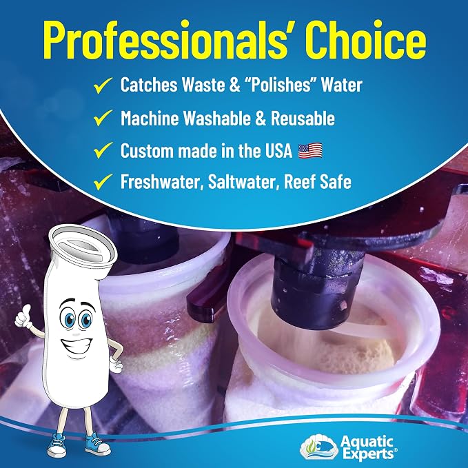 Aquatic Experts 4 inch Ring 100 Micron Felt Filter Sock - Image 3
