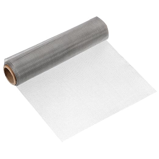 uxcell 16 Mesh 79" x 10" Woven Wire Mesh, 316 Stainless Steel Air Vent Filter by uxcell