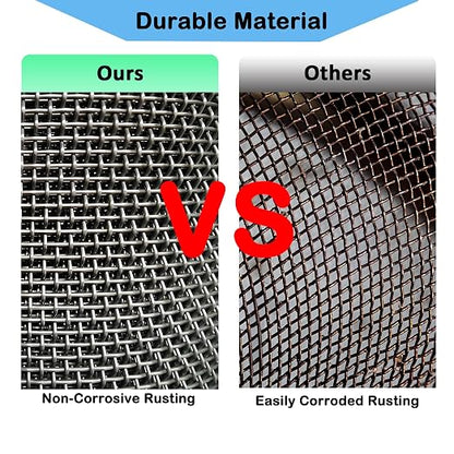 304 Stainless Steel Mesh Screen#30Mesh -Size:15.7"x47.2", - Image 4