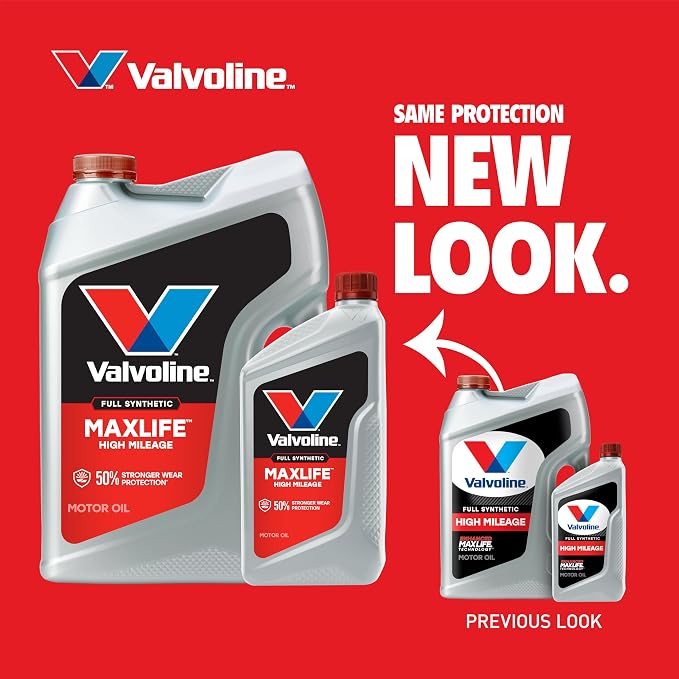 Valvoline MaxLife High Mileage Full Synthetic 5W-30 Motor Oil 1 Quart - Image 3
