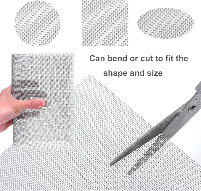 30 Mesh Stainless Steel Mesh Screen, 304 Woven Filter Net Roll, Metal Cloth - Image 6