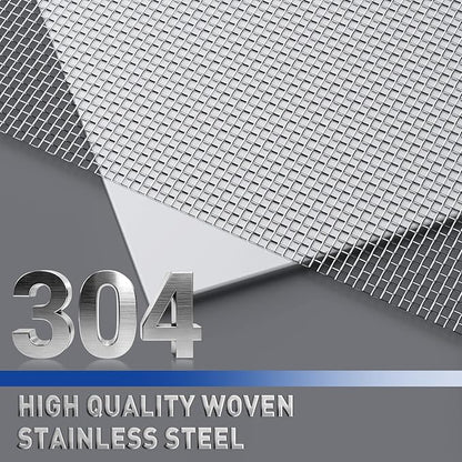 MAGZO 304 Stainless Steel Mesh Screen Roll 47in x 10ft - Image 3