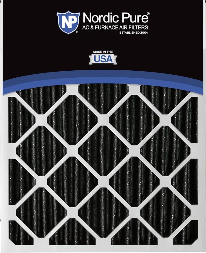 Nordic Pure 20x25x2 Pure Carbon Pleated Odor Reduction Merv 8 Furnace Filters 3 - Image 5