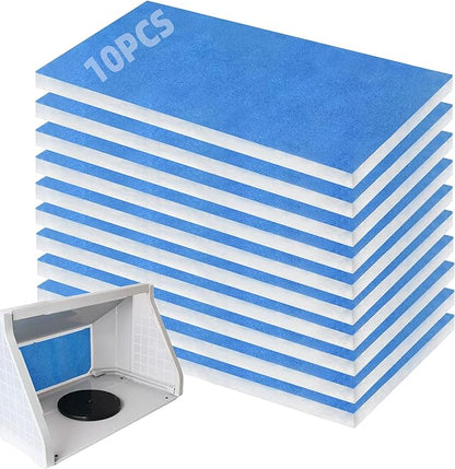 U0U 10 Pieces Paint Booth Filters, Portable Spray Booth Filter, Paint Booth by U0U