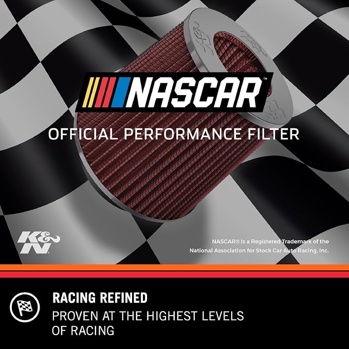 K&N Universal Clamp-On Air Filter: High Performance, Replacement Engine Filter: - Image 5