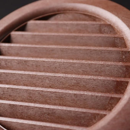 VENTS-US - 4" Brown Round Plastic Vent Cover - Compatible with 4 Inch Diameter - Image 2