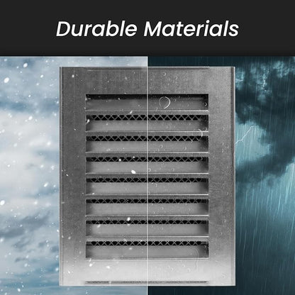 Repa Market 8" x 8" Inch Galvanized Black Soffit Vent Cover - Image 4