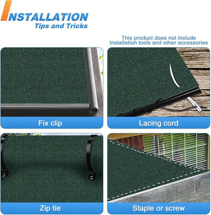 TANG Sun Shade Fabric Roll 8'x75' Shade Cloth - Image 5
